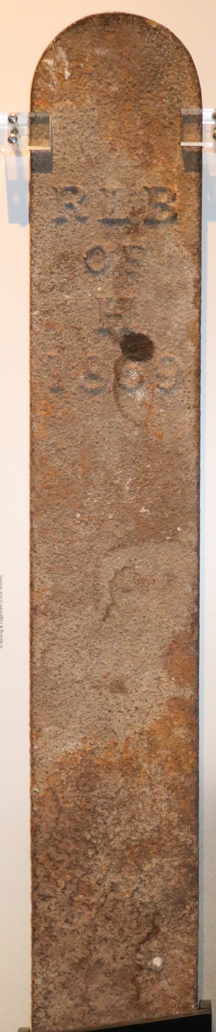 Cast Iron Boundary Marker